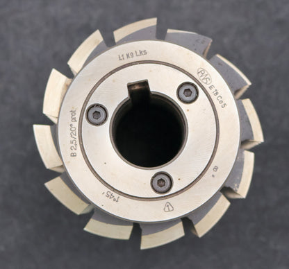 PWS Zahnrad-Wälzfräser gear hob m= 2,5mm 20° EGW Ø90x96xØ27mm mit LKN