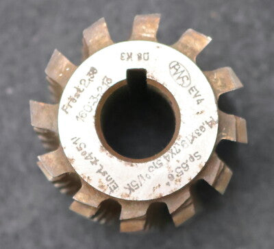 PWS Keilwellen-Wälzfräser 5 Keile 14,93x19,7x4,5mm Ø48x50xØ16mm LKN spline hob