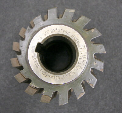 PWS Keilwellenwälzfräser spline hob 6 Keile 105,4x119,5x20,4 mit Höcker 1gg. Re