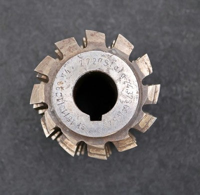 Keilwellen-Wälzfräser 6 Keile 72,3x78x12,3mm Abmessungen Ø82x82x27mm mit LKN