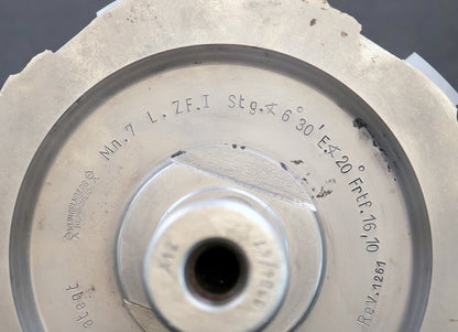 KLINGELNBERG Palloid-Wälzfräser m= 7,0 20° EGW Zahnform I 1-gg. Li. Rest 70%