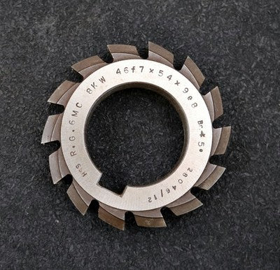 RAXA GARANT Keilwellen-Formfräser 8 Keile 46f7x54x9e8mm mit Höcker Ø76x16xØ40mm