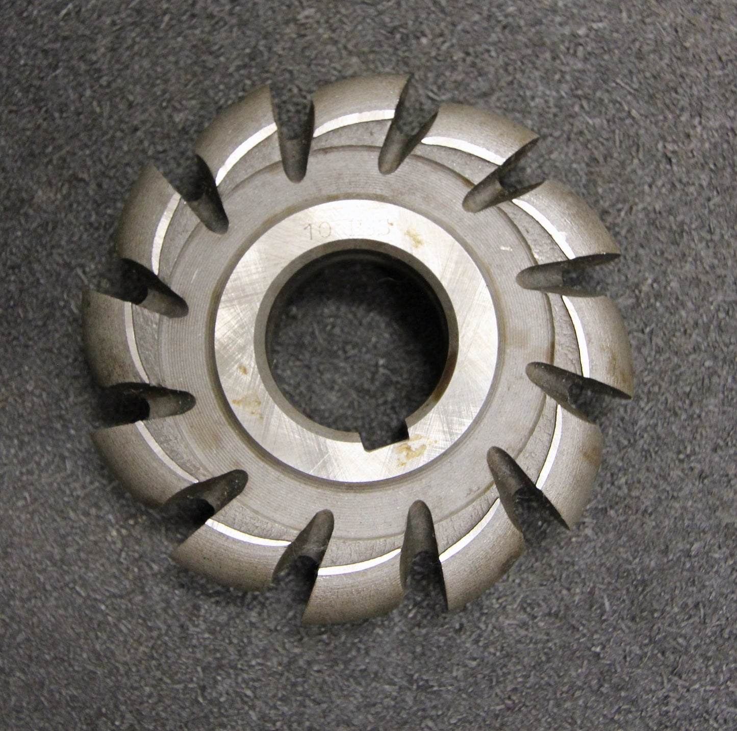 Halbrund-Formfräser konvex Radiusfräser Radius 10mm - 100x20x32mm 12 Spannuten