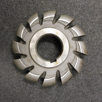Halbrund-Formfräser konvex Radiusfräser Radius 10mm - 100x20x32mm 12 Spannuten