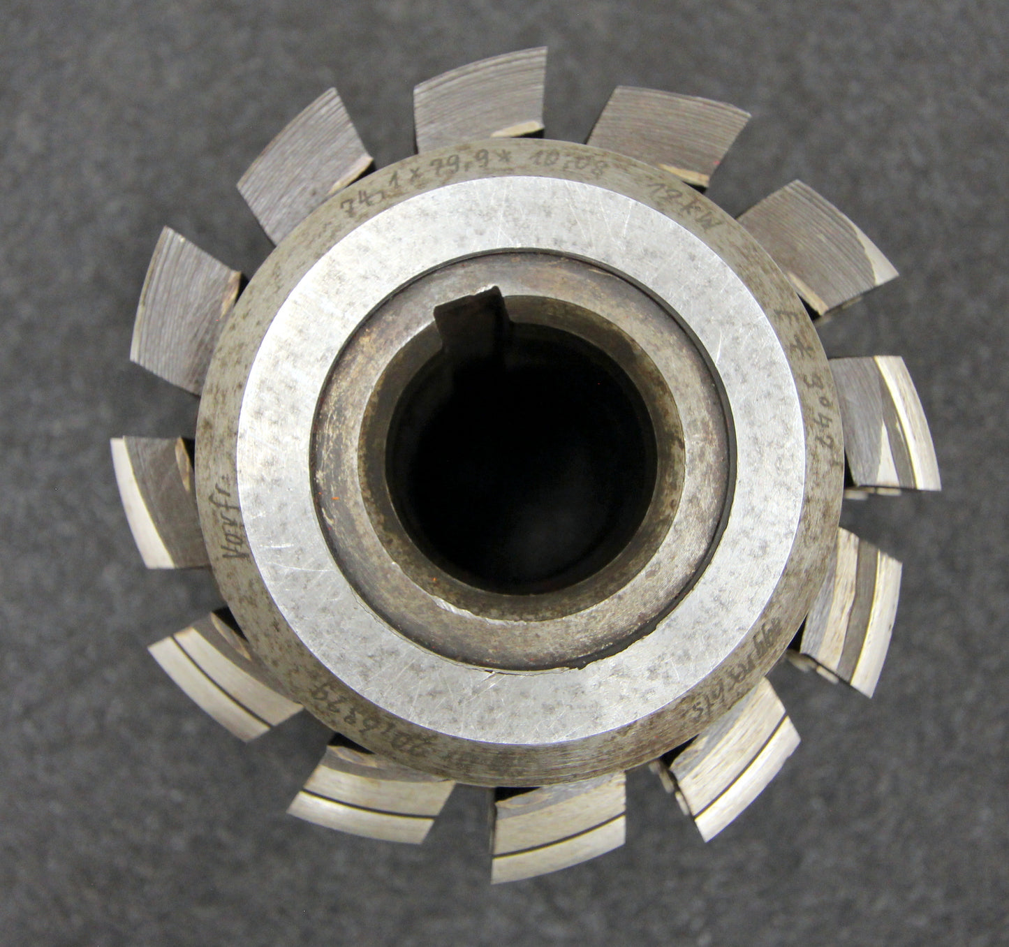 SAAZOR Keilwellenwälzfräser spline hob 12 Keile 74,1x79,9x10,08 Höcker Vorfräser