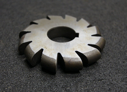 Halbrund-Formfräser konvex Radiusfräser Radius 5,5mm - 70x11x22mm 12 Spannuten