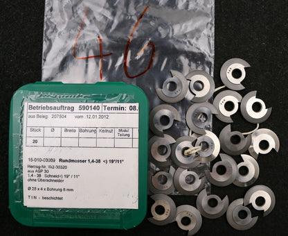 DOLD Rundmesser für KLINGELNBERG FK41 m=0,7 1,4-38