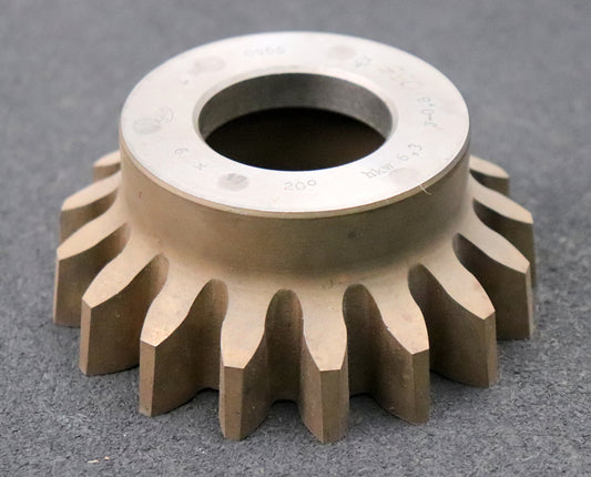 PWS Glockenschneidrad gear shaper m= 6mm EGW 20° Z= 17 hkw 6,3 Ø117x48xØ1 3/4"