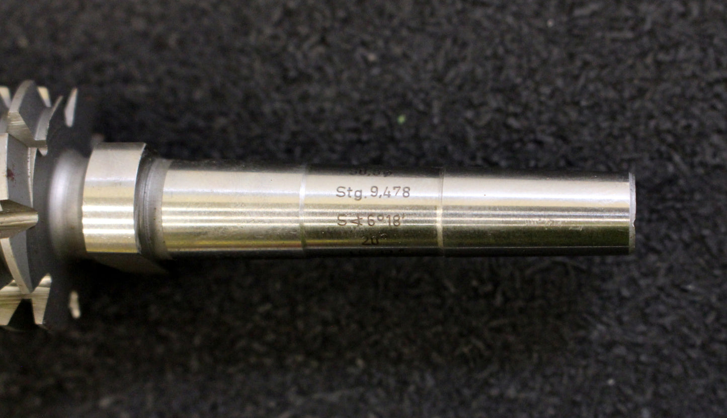 Bild des Artikels KÖPFER-Schneckenrad-Radial-Schaftwälzfräser-m=1,5-für-Schnecken-Ø30,8mm-20°-EGW-