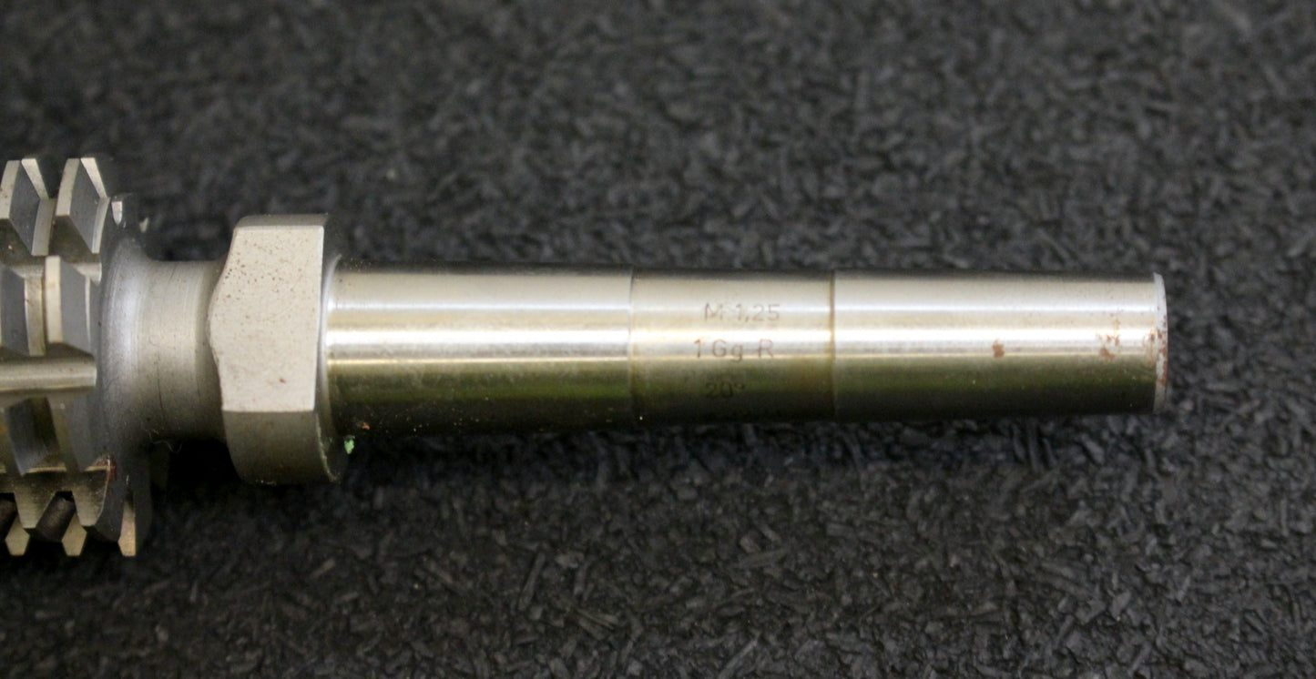Bild des Artikels KÖPFER-Schneckenrad-Radial-Schaftwälzfräser-m=1,25-für-Schnecken-Ø27,45mm-20°-