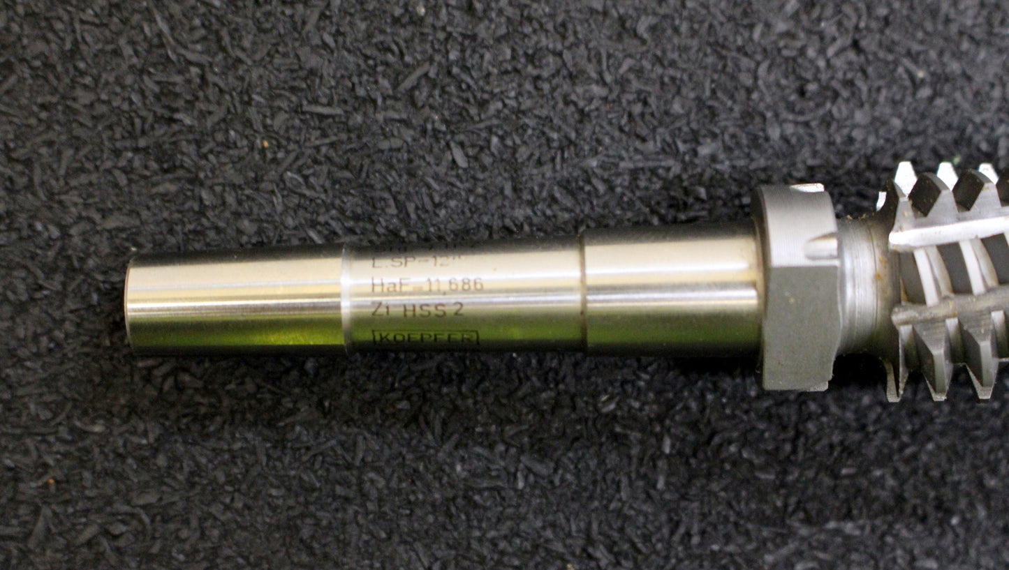 Bild des Artikels KÖPFER-Schneckenrad-Radial-Schaftwälzfräser-m=1,217-20°-EGW-1gg.-Rechts-11°2´