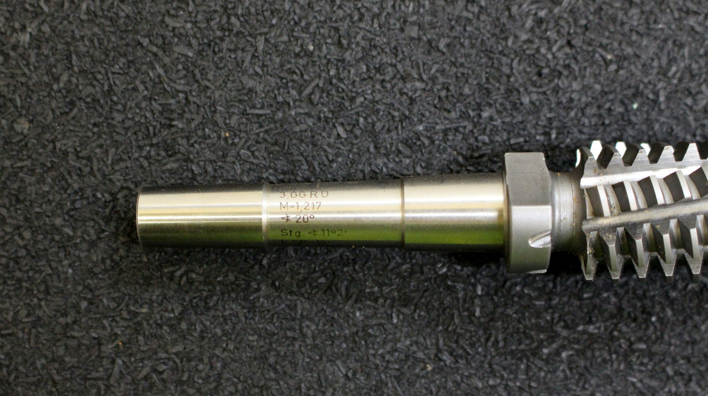 Bild des Artikels KÖPFER-Schneckenrad-Radial-Schaftwälzfräser-m=1,217-20°-EGW-1gg.-Rechts-11°2´