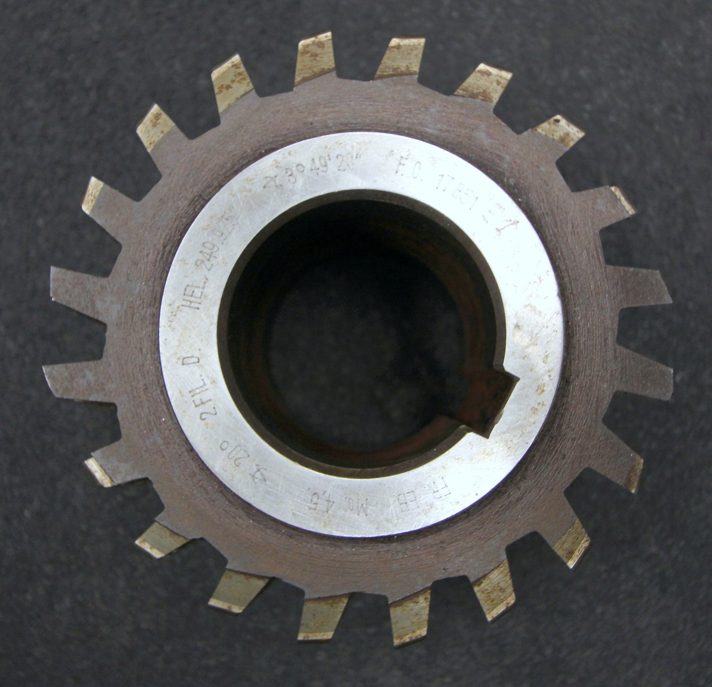 Bild des Artikels Vollstahlwälzfräser-gear-hob-m-=-4,5mm-20°-EGW-Ø145x115xØ60mm-mit-LKN-gebraucht