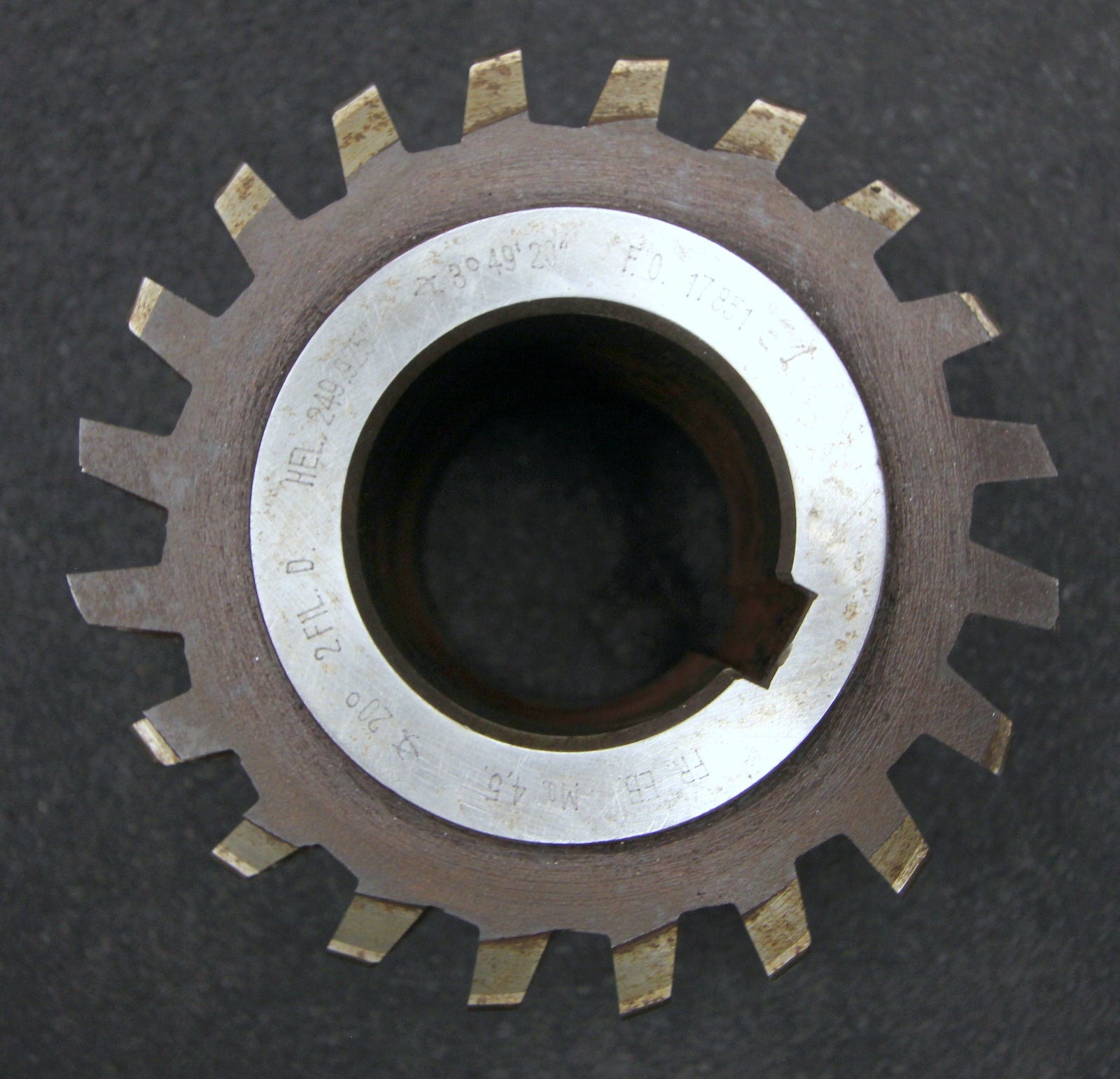 Bild des Artikels Vollstahlwälzfräser-gear-hob-m-=-4,5mm-20°-EGW-Ø145x115xØ60mm-mit-LKN-gebraucht