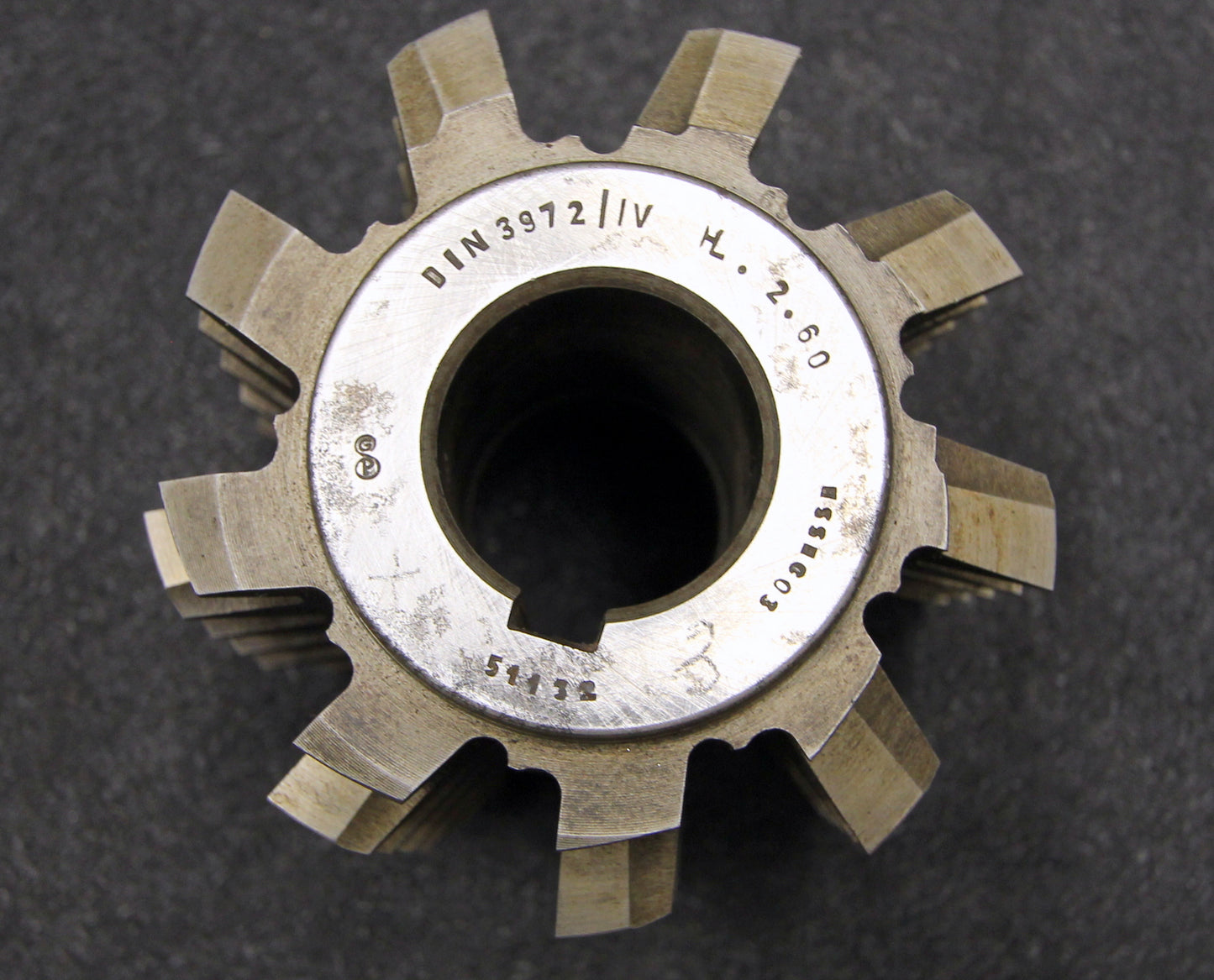 Bild des Artikels GPS-Vollstahlwälzfräser-gear-hob-m=-5mm-BP-IV-DIN3972-20°-EGW-Ø100x90xØ32mm-
