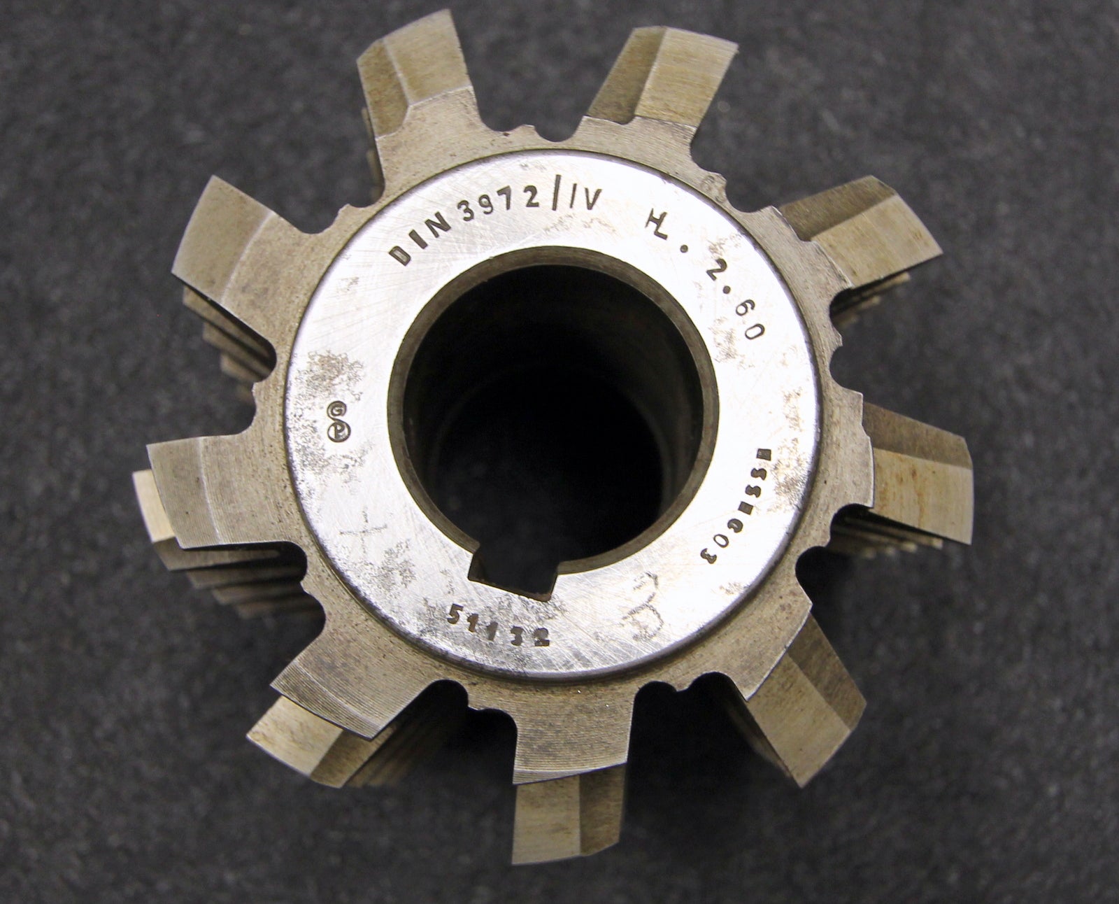 Bild des Artikels GPS-Vollstahlwälzfräser-gear-hob-m=-5mm-BP-IV-DIN3972-20°-EGW-Ø100x90xØ32mm-