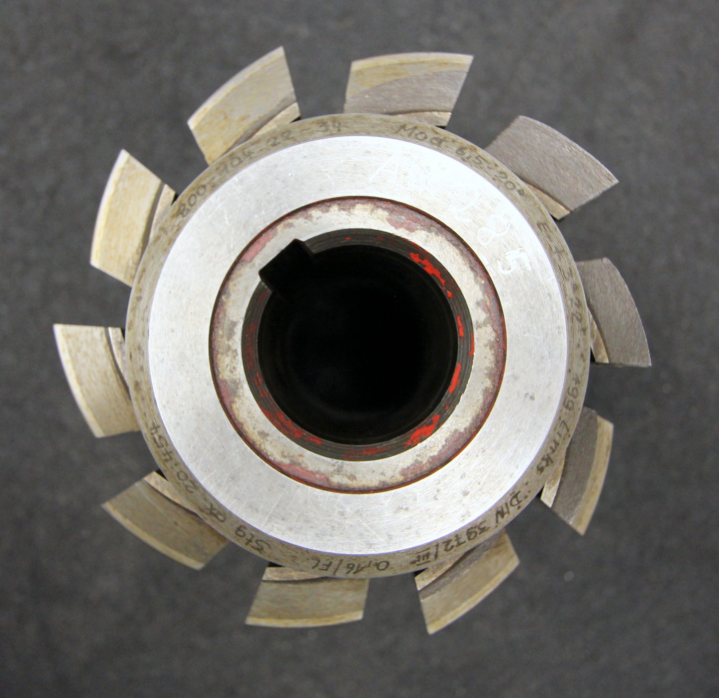Bild des Artikels SAAZOR-Stollenwälzfräser-involute-spline-hob-m-=-6,5mm-BP-III-nach-DIN3972
