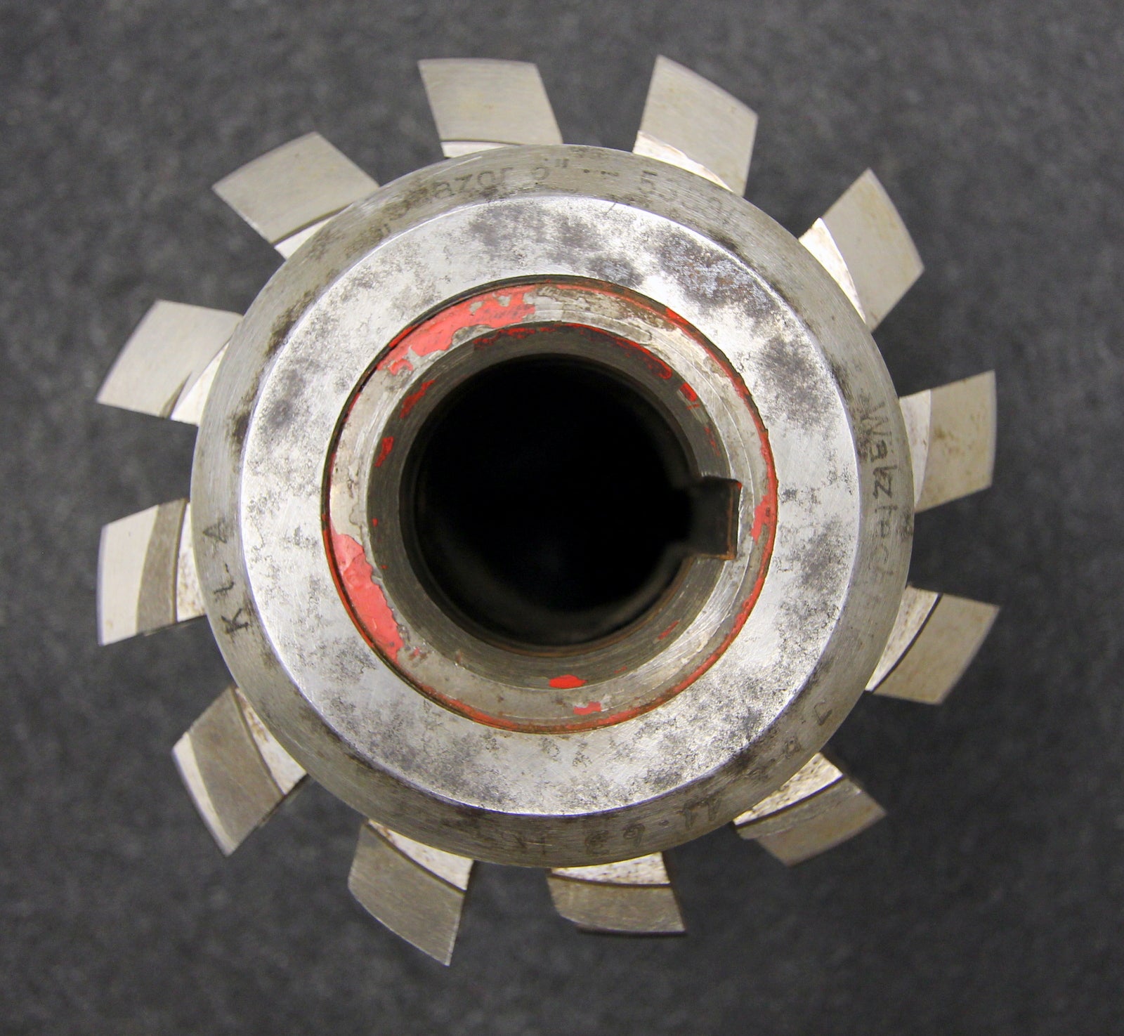 Bild des Artikels SAAZOR-Stollenwälzfräser-involute-spline-hob-m=-5mm-BPI--DIN3972-Ø110x110xØ32mm
