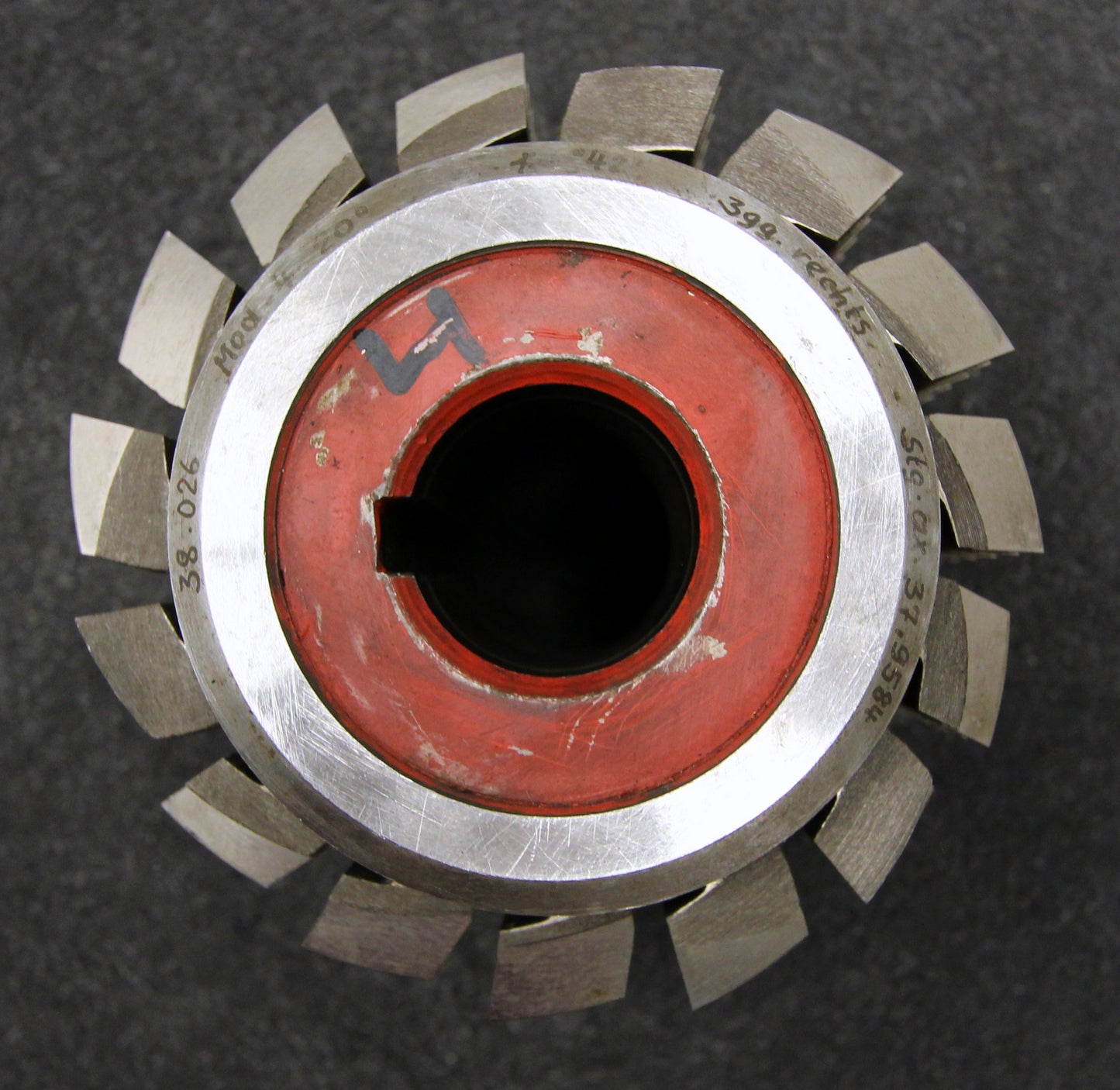 Bild des Artikels SAAZOR-Stollenwälzfräser-involute-spline-hob-m-=-4mm-20°-EGW-Ø120x110xØ32mm