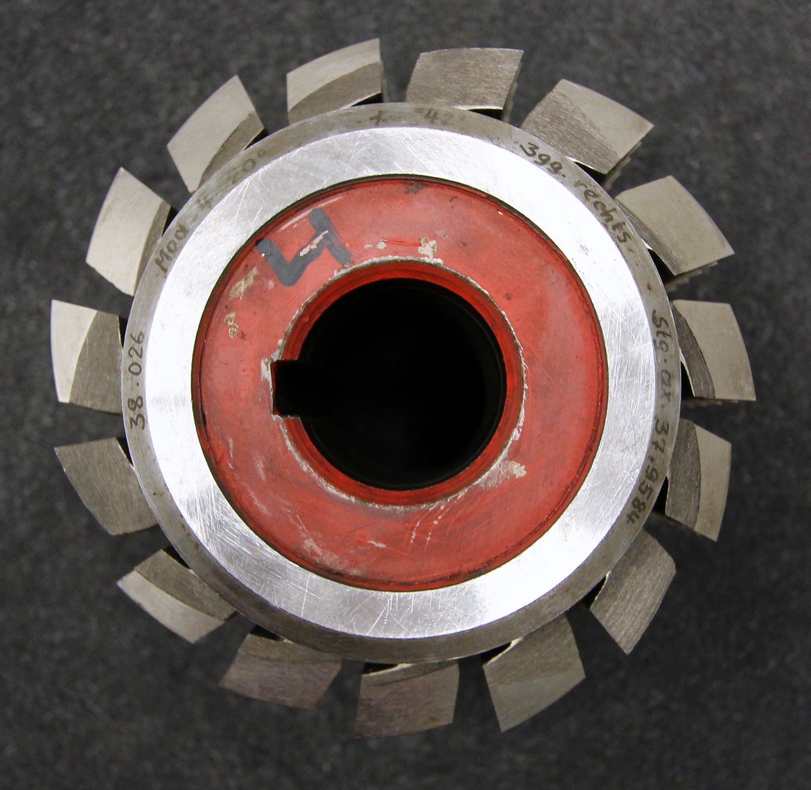Bild des Artikels SAAZOR-Stollenwälzfräser-involute-spline-hob-m-=-4mm-20°-EGW-Ø120x110xØ32mm