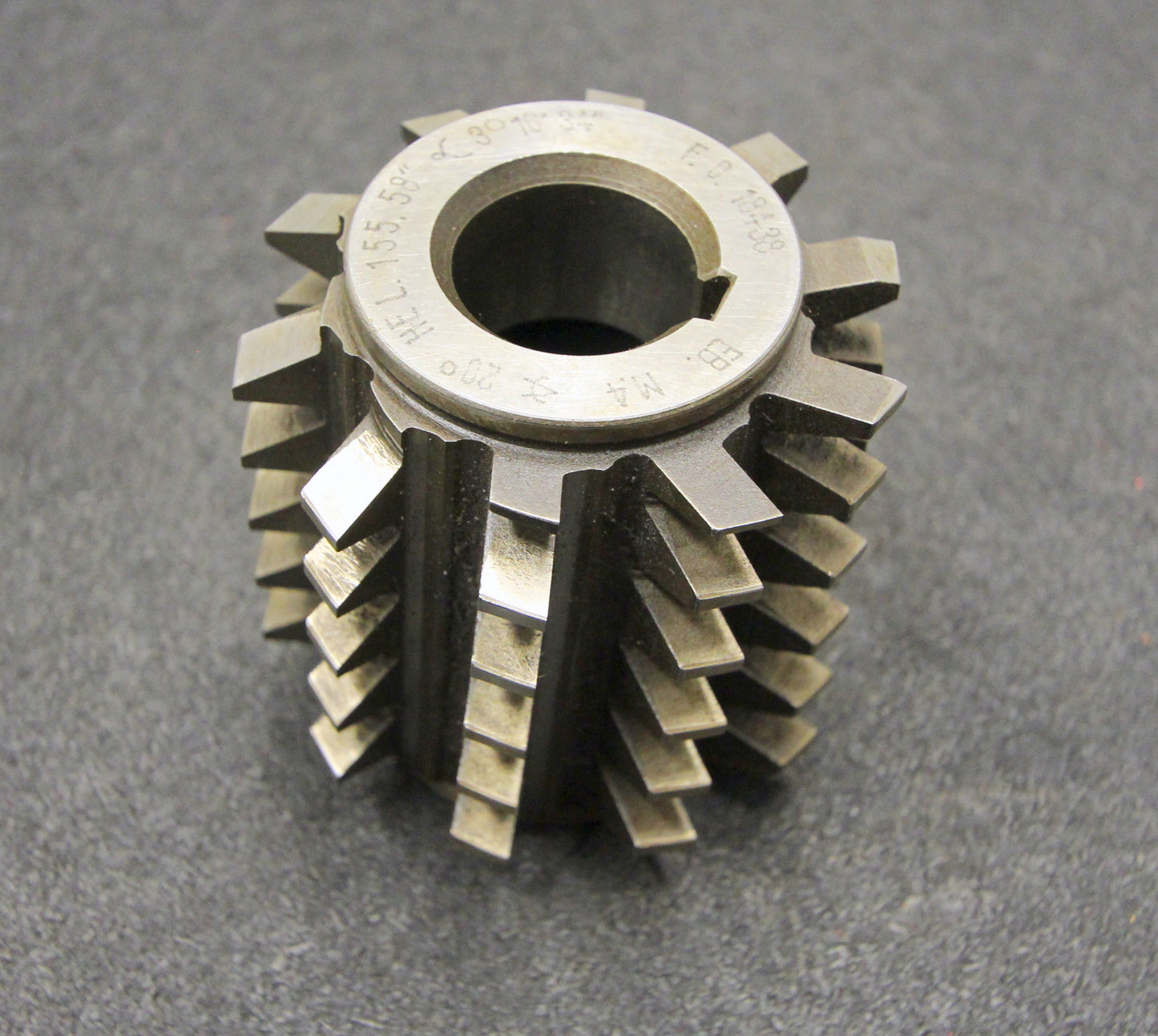 Bild des Artikels Vollstahlwälzfräser-gear-hob-m-=-4mm-20°-EGW-Abmessungen-Ø75x80xØ27mm-mit-LKN