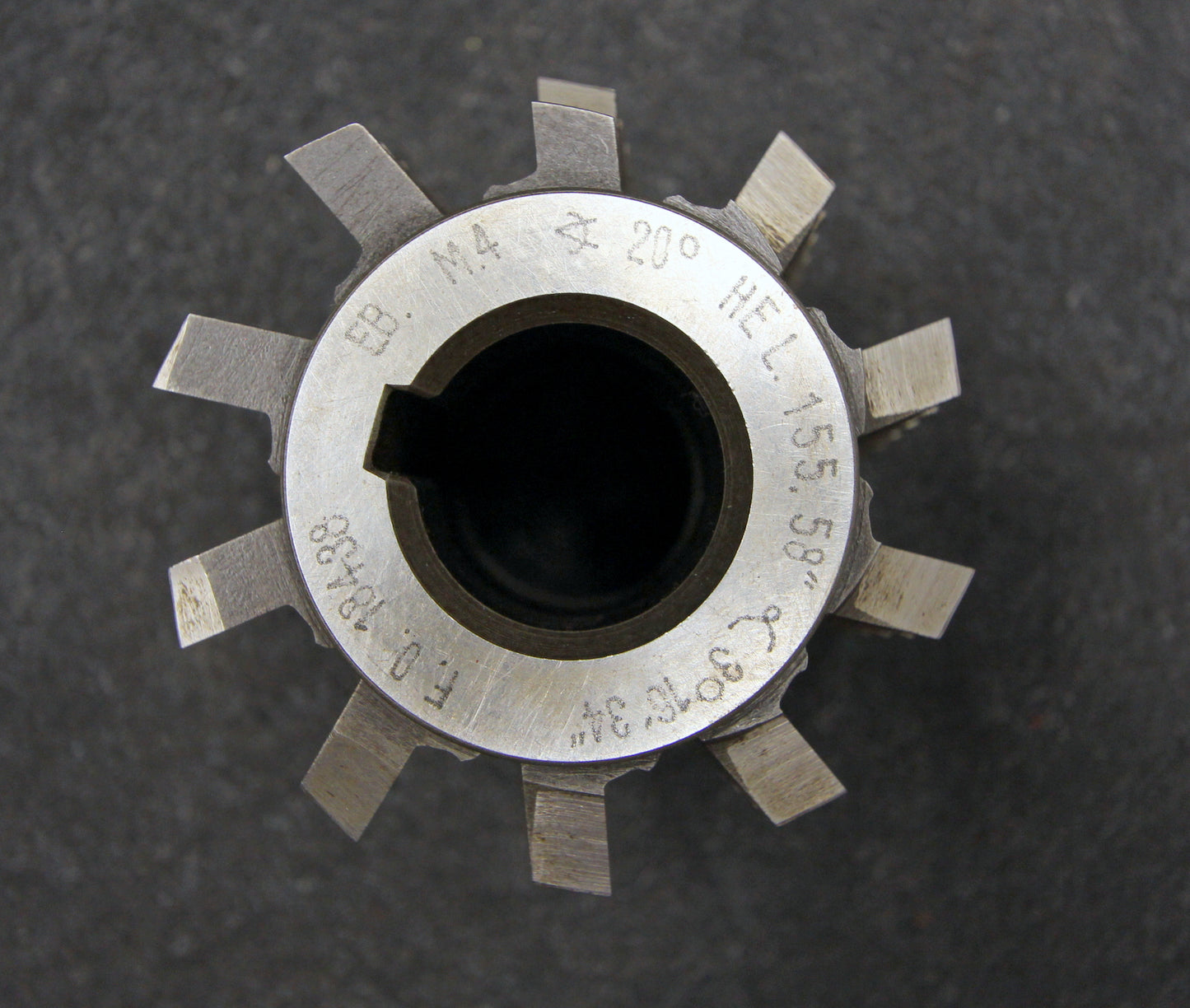 Bild des Artikels Vollstahlwälzfräser-gear-hob-m-=-4mm-20°-EGW-Abmessungen-Ø75x80xØ27mm-mit-LKN