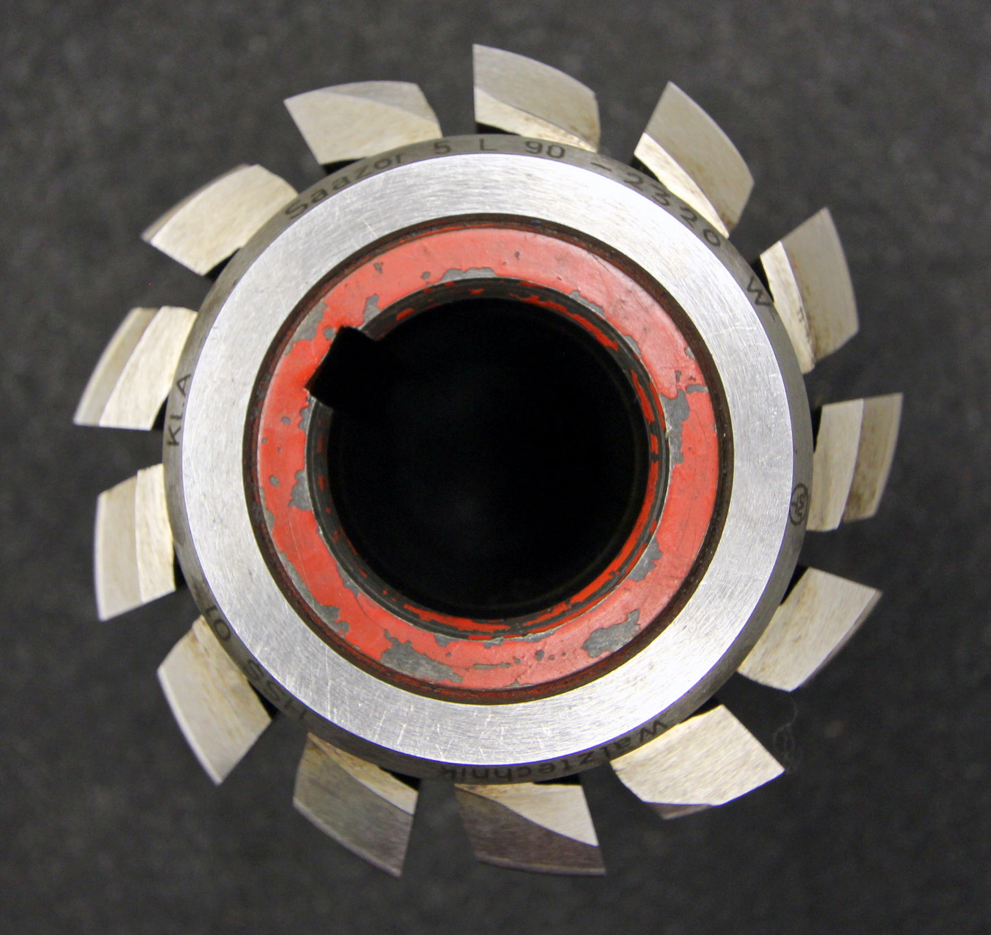 Bild des Artikels SAAZOR-Stollenwälzfräser-involute-spline-hob-DP10-20°-EGW-Ø100x110xØ32mm