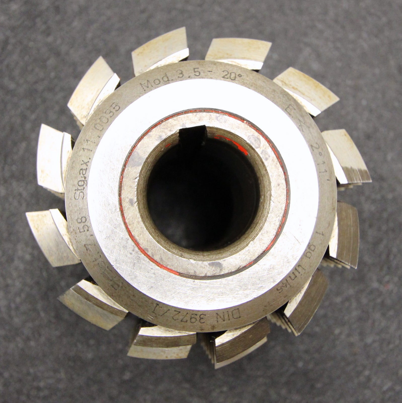 Bild des Artikels SAAZOR-Stollenwälzfräser-involute-spline-hob-m-=-3,5mm-BP-I-nach-DIN3972