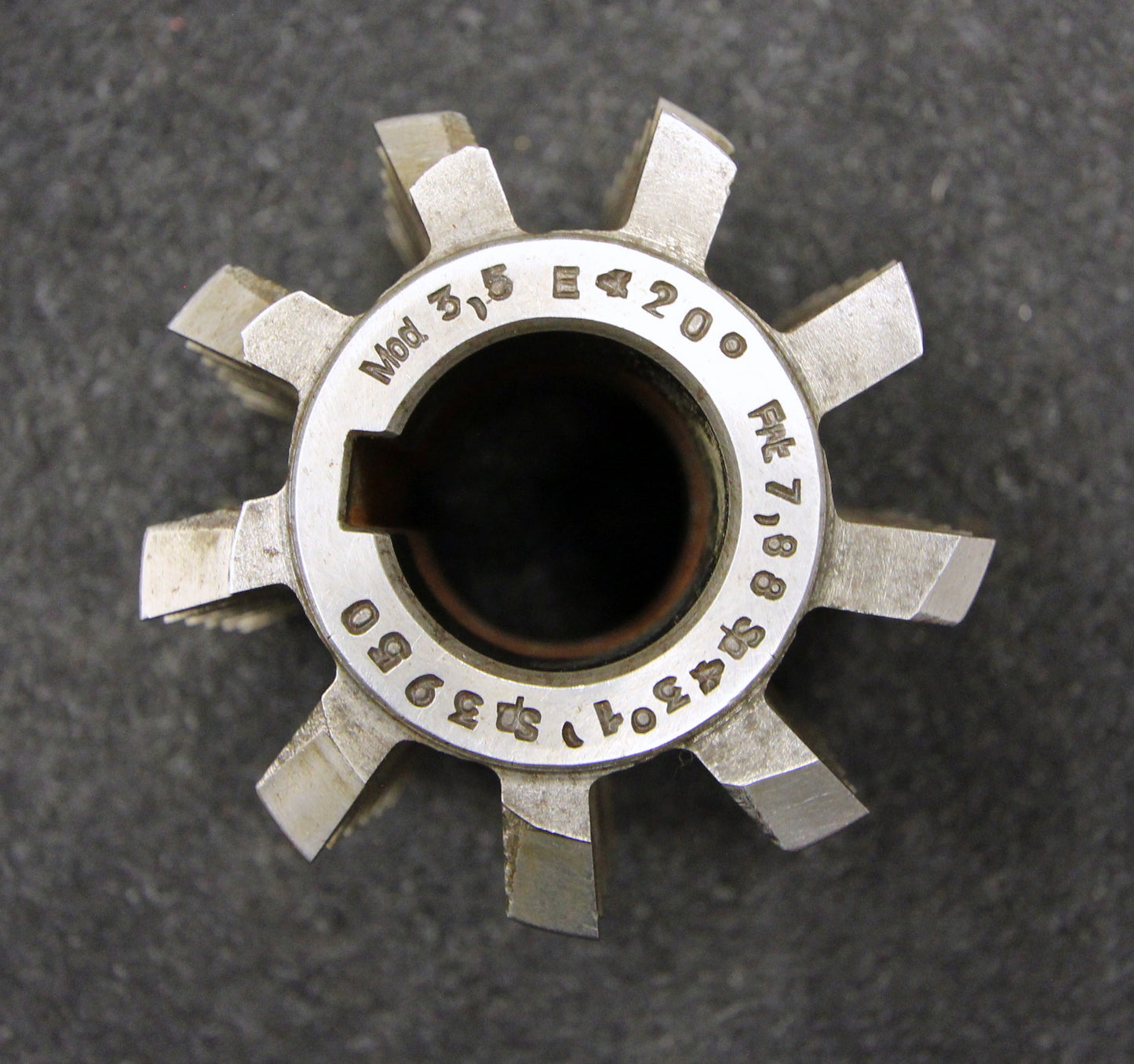 Bild des Artikels Vollstahwälzlfräser-gear-hob-m-=-3,5mm-20°-EGW-Abmessungen-Ø75x80xØ27mm-mit-LKN