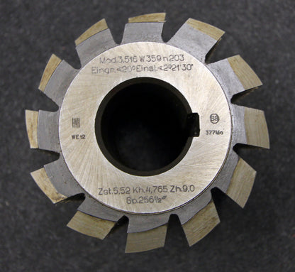 Bild des Artikels Vollstahlwälzfräser-gear-hob-m-=-3,516mm-20°-EGW