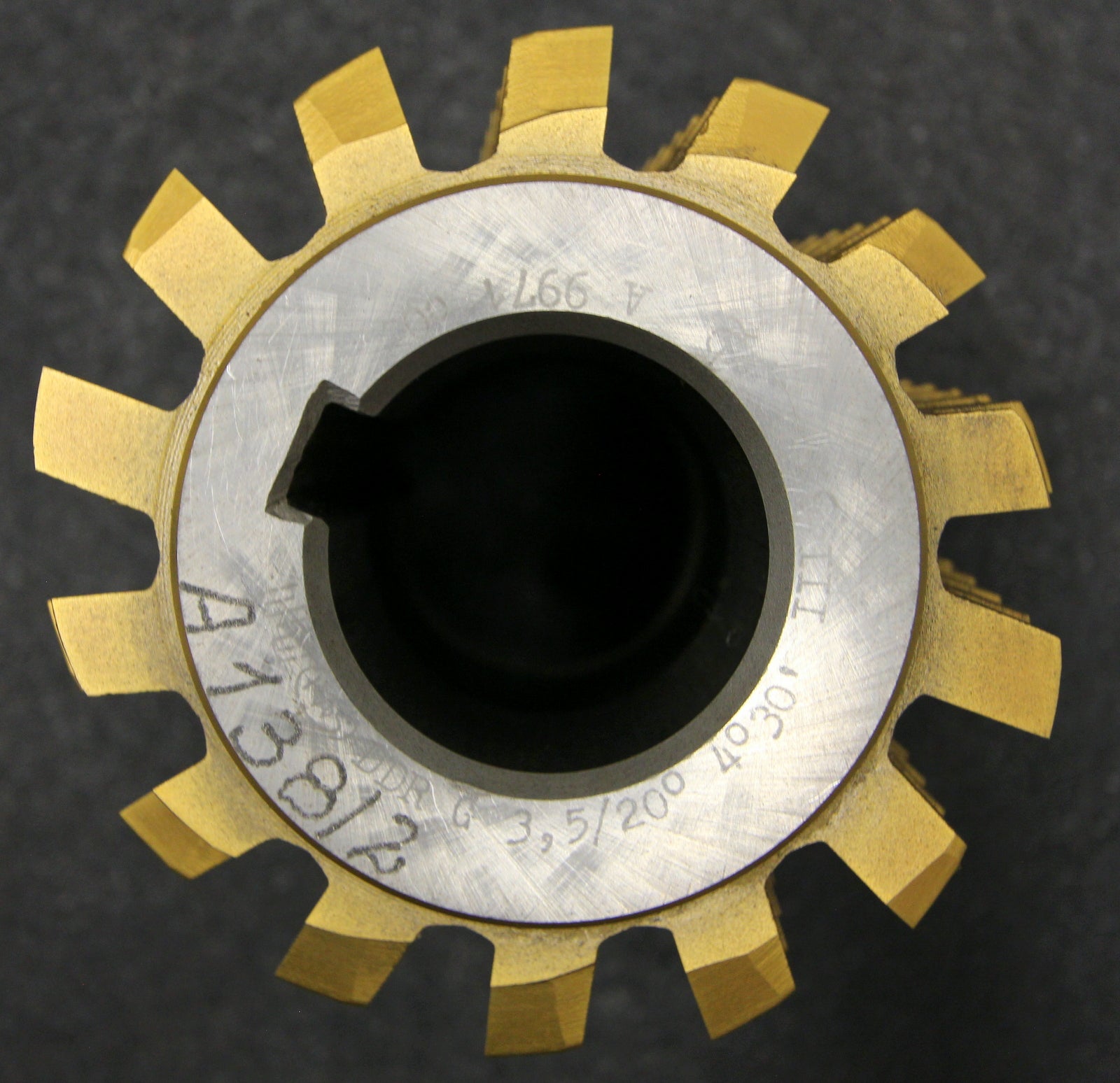 Bild des Artikels PWS-Vollstahlwälzfräser-gear-hob-m-=-7mm-BP-III-DIN3972-20°-EGW-Ø100x110xØ40mm