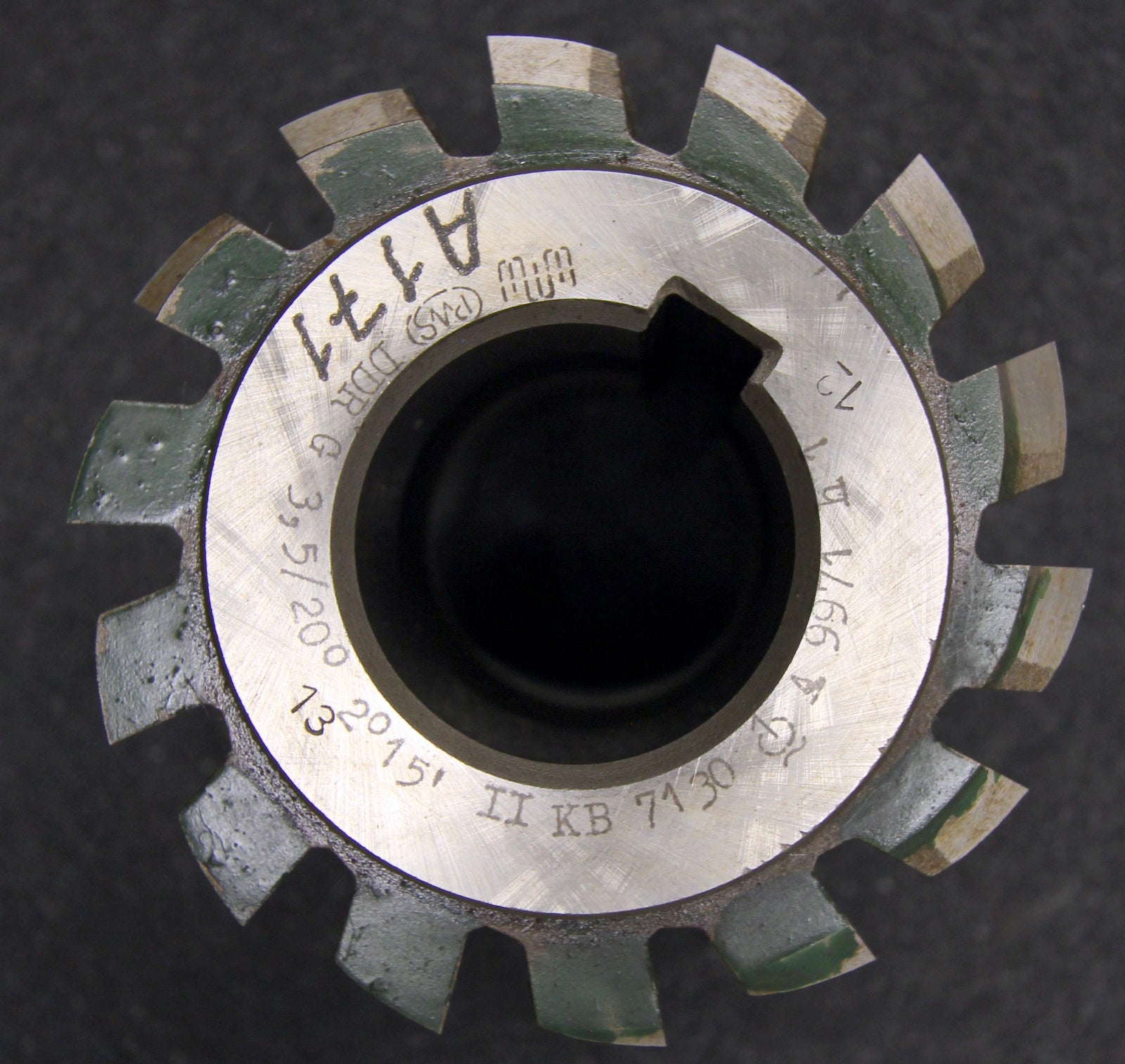 Bild des Artikels PWS-Vollstahlwälzfräser-gear-hob-m-=-3,5mm-BP-II-DIN3972-20°-EGW-Ø100x110xØ40mm