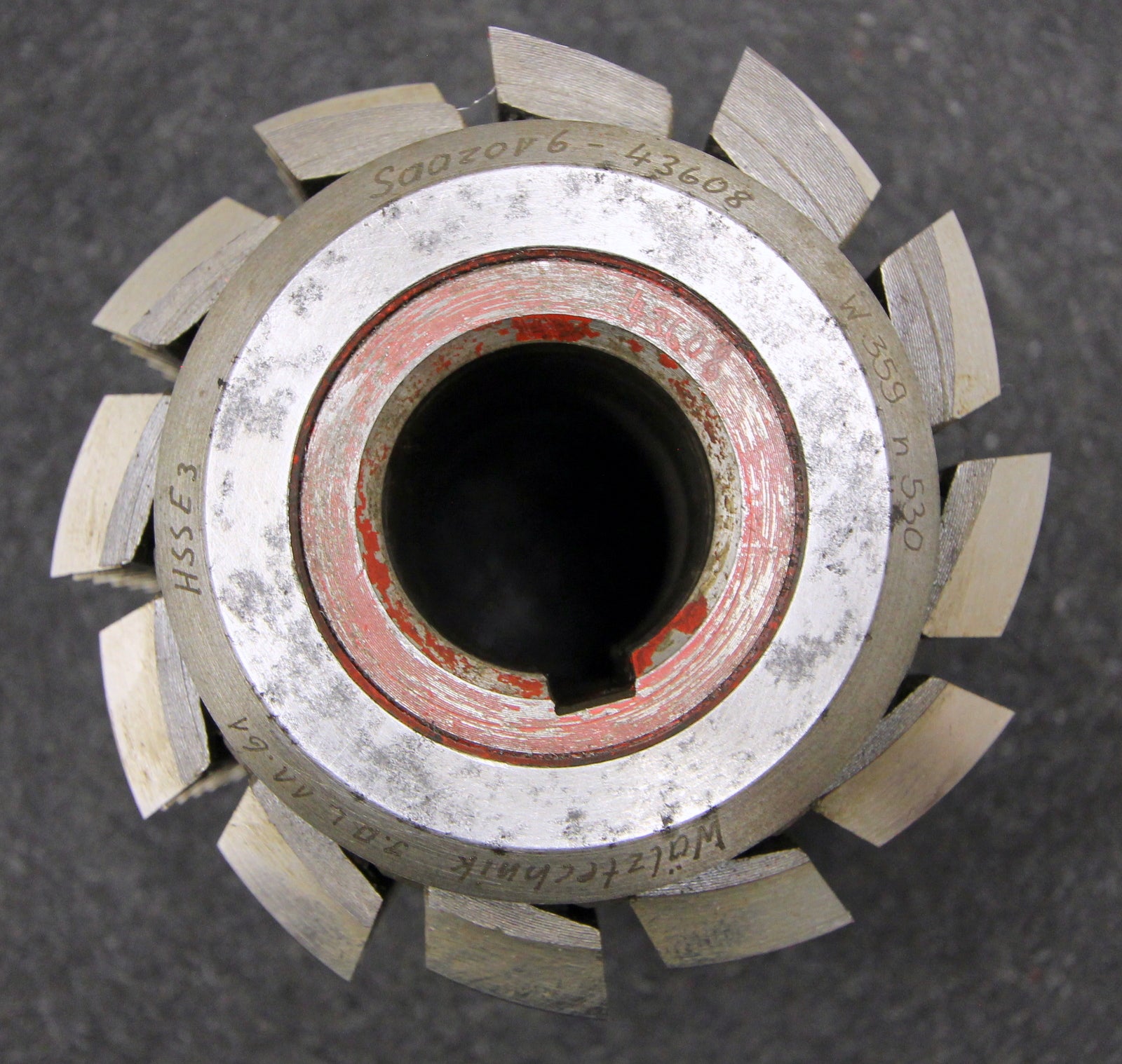 Bild des Artikels SAAZOR-Stollenwälzfräser-involute-spline-hob-BPI-m-=-3,5mm-Ø105x105xØ32mm