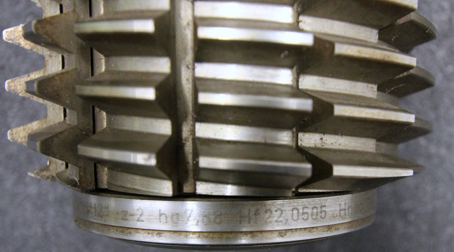 Bild des Artikels KLINGELNBERG-Stollenwälzfräser-involute-spline-hob-m=-3,5mm-BPIII-Ø105x105xØ32mm