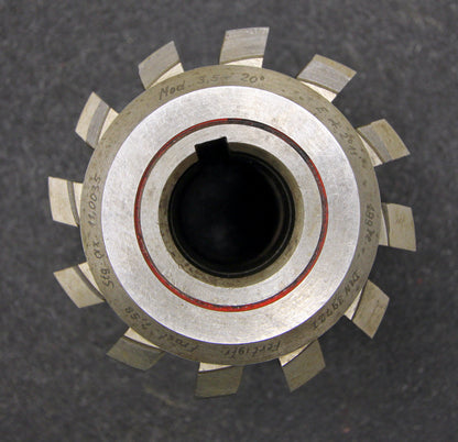Bild des Artikels SAAZOR-Stollenwälzfräser-involute-spline-hob-Fertigfräser-m=3,5mm-Ø105x105xØ32mm