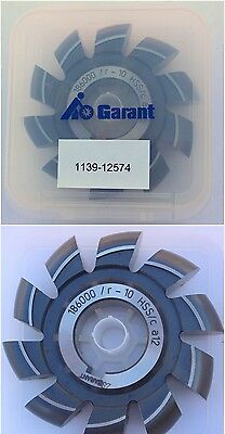 Halbkreisfräser ähnl. DIN 856R 10 konvex Ø100x20xØ32 / 10 Spannuten