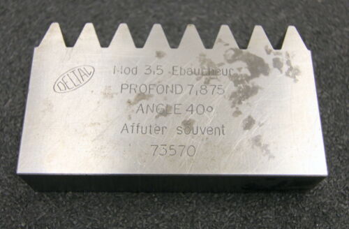 DELTAL Hobelkamm rack cutter m= 3,5 Angle 20° 88x20mm
