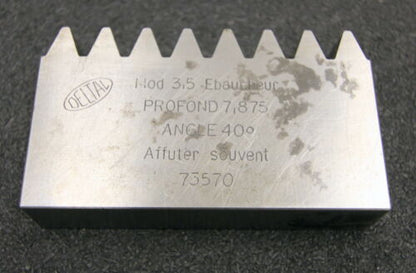 DELTAL Hobelkamm rack cutter m= 3,5 Angle 20° 88x20mm