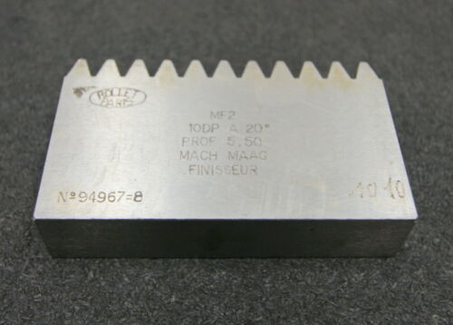 ROLLET PARIS Hobelkamm rack cutter DP10 Angle 20°