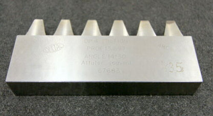 DELTAL Hobelkamm rack cutter DP4 Angle 14°30 121x20mm