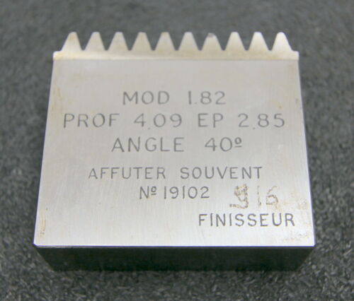 ROLLET PARIS Hobelkamm rack cutter m= 1,82 Angle 20°