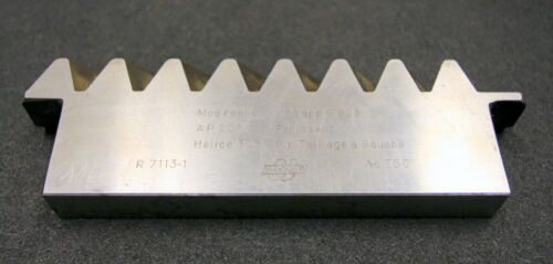 BRENIER Hobelkamm rack cutter m= 6 Angle 20° 190x27mm