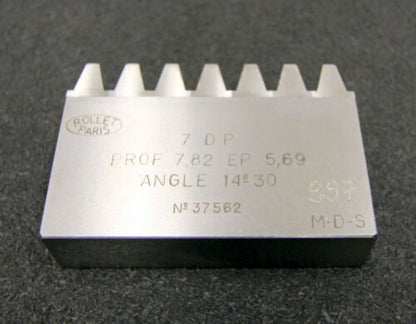 ROLLET PARIS Hobelkamm rack cutter DP7 Angle 14°30