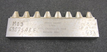 DELTAL Hobelkamm rack cutter m= 5 Angle 20° 160x20mm