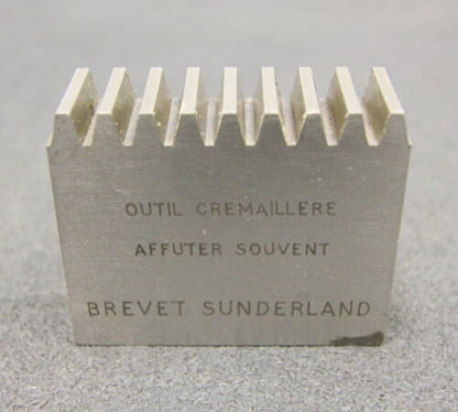 ROLLET PARIS Hobelkamm rack cutter DP11 Angle 29° Z=9