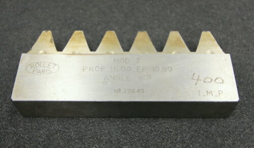 ROLLET PARIS Hobelkamm rack cutter m= 7 Angle 20°