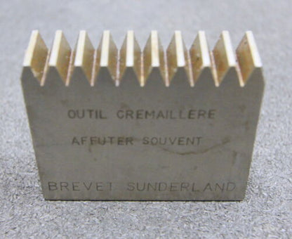 Hobelkamm rack cutter m= 2 Angle 20° 63x20mm Z=10