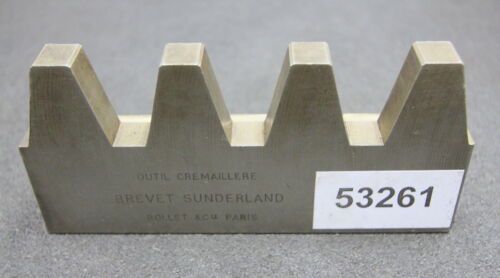 ROLLET PARIS Hobelkamm rack cutter m= 12 Angle 29°