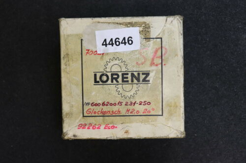 LORENZ Glockenschneidrad m= 2,0mm 20° EGW hkw=1,25xm ß=0° Z=50 Bohrung 1 3/4"