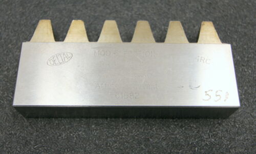 DELTAL Hobelkamm rack cutter m= 6 Angle 14°30 115x20mm